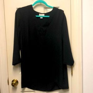 Tunic length dressy top